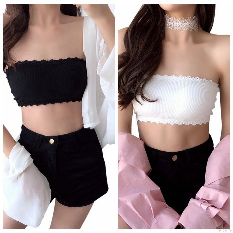 Áo ống không gọng và có mút đệm kiểu dáng quyến rũ trẻ trung dành cho nữ