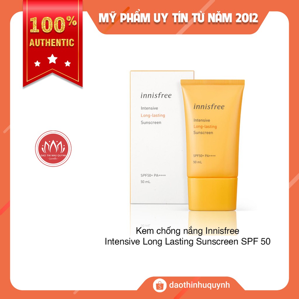 Kem Chống Nắng Chống Trôi Innisfree Intensive Long-Lasting Sunscreen EX 50ml