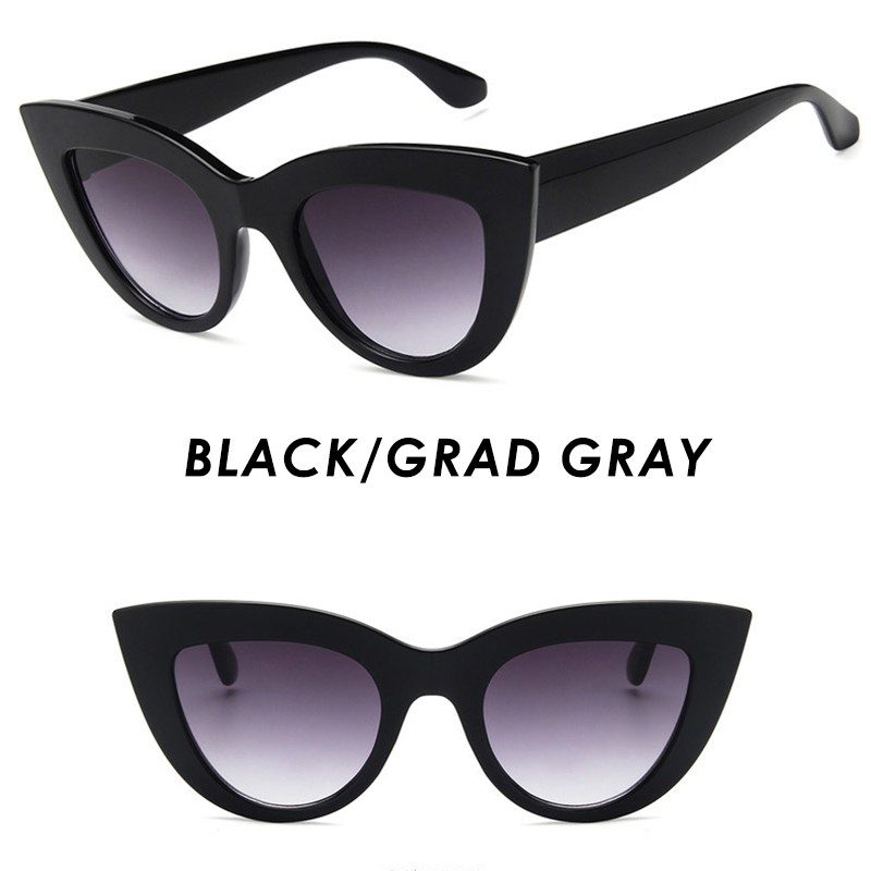 Kính mắt mèo Vintage bảo vệ UV400 có vải lau và túi quà tặng