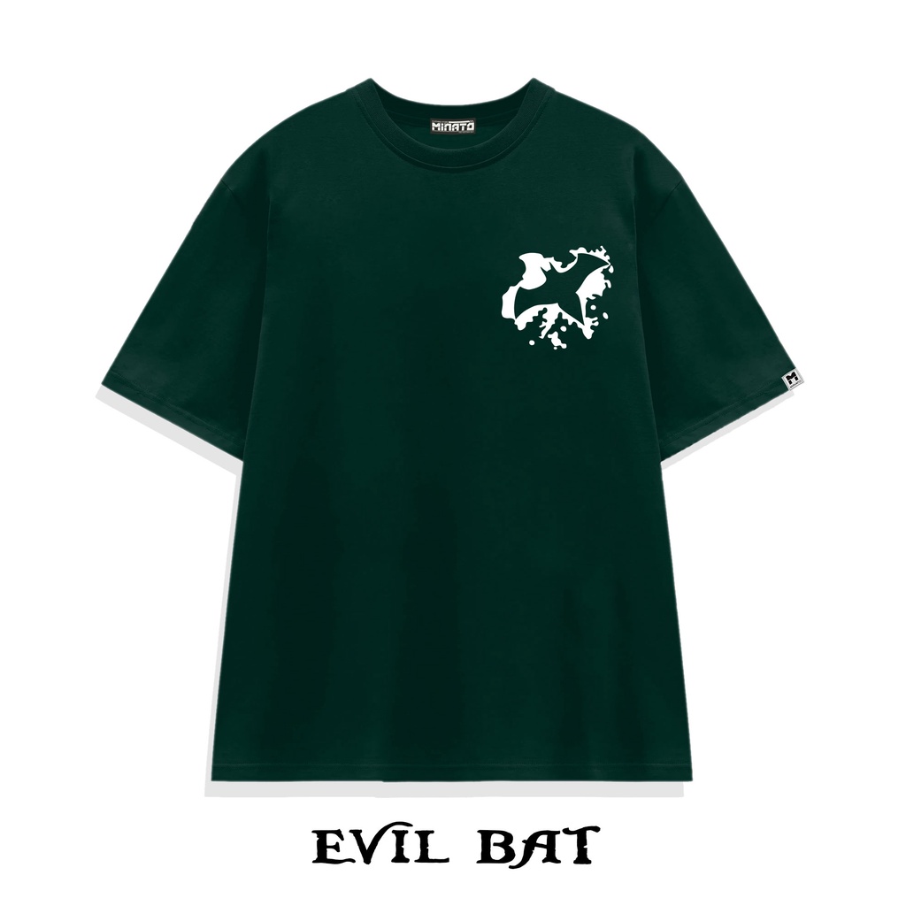 Áo Thun Evil Bat & Evil Jackal Oversized Nam Nữ