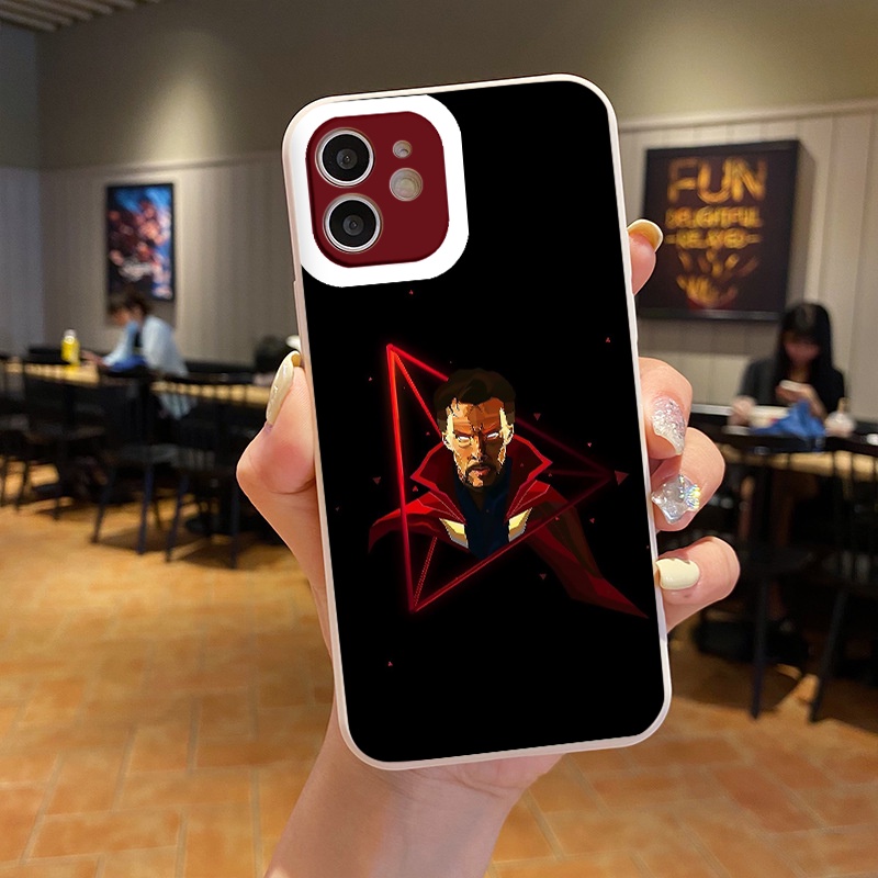 [MARVEL] Ốp Lưng iphone TPU In Hình Doctor Strange ốp IPhone 13 Pro Max 12 11 PRO MAX 7plus 8plus X XR XSMAX vuông cạnh