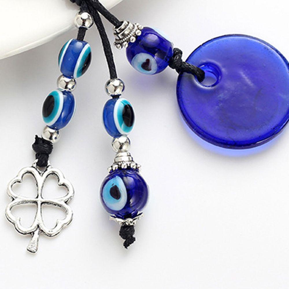 LILYES Móc Khóa Hình Đôi Mắt Quỷ Thời Trang ​Chuỗi Hạt Mắt Quỷ Độc Đáo Trang Trí Xe Hơi ​Mặt Dây Chuyền Hình Mắt Quỷ Xanh