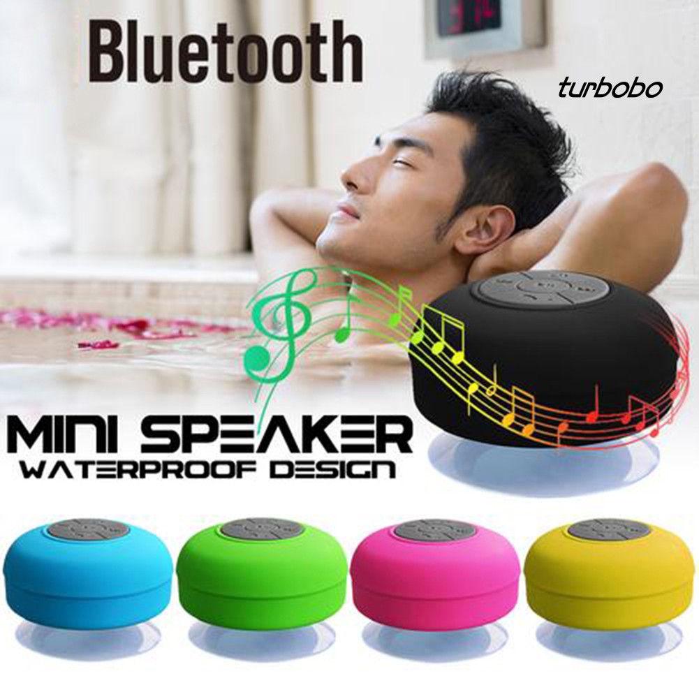 Loa Bluetooth Mini Không Dây Chống Nước Có Đế Hút Chân Không
