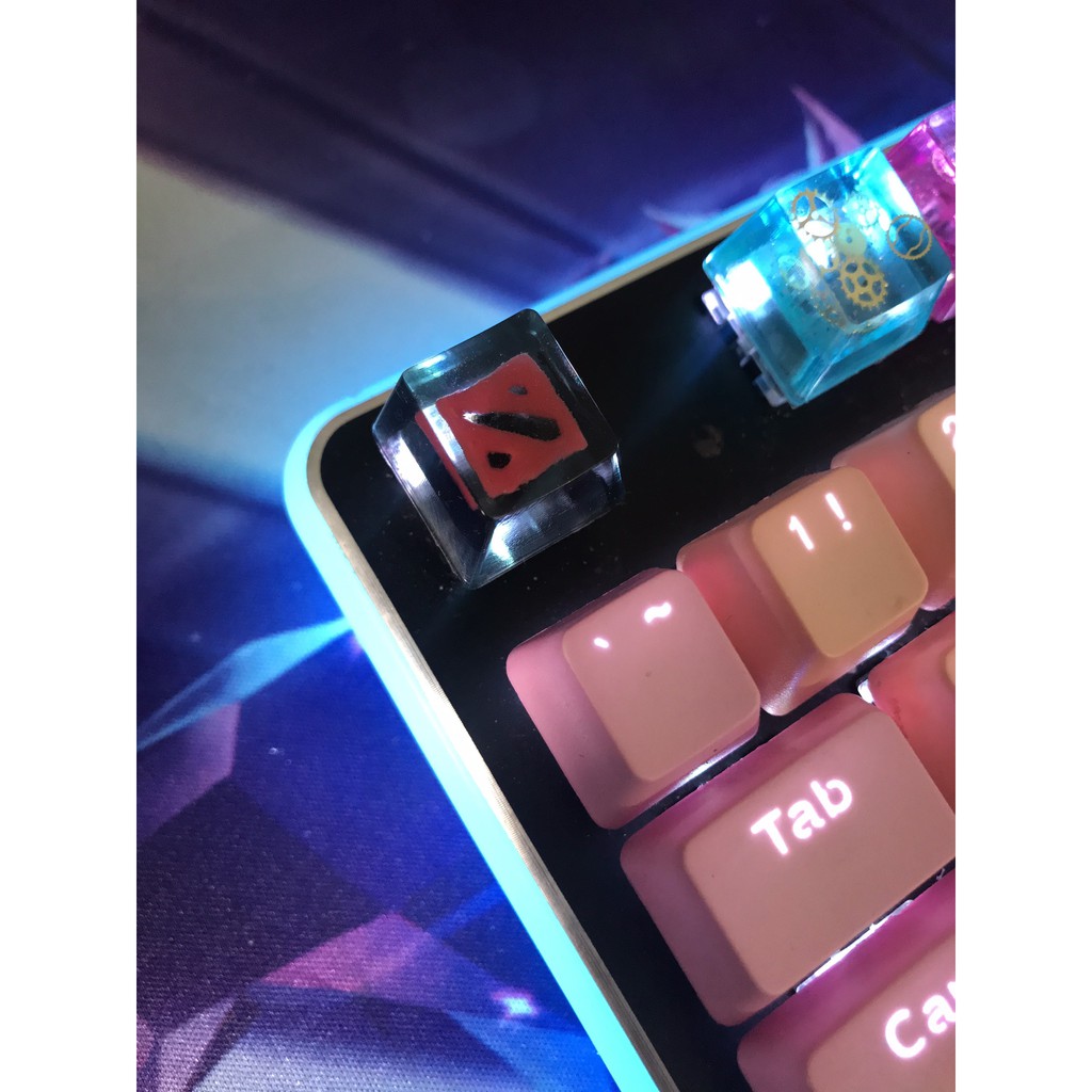 Keycap Dota 2 xuyên led - Nút bàn phím trang trí bàn phím cơ gaming