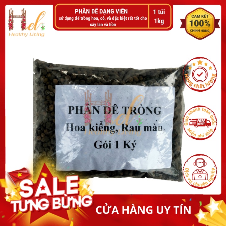 Phân Bón Hữu Cơ PHÂN DÊ Đã Qua Xử Lý Gói 1Kg Trồng Hạt Giống Rau Bằng Đất Sạch, Xơ Dừa Và Phân Bón Hữu Cơ