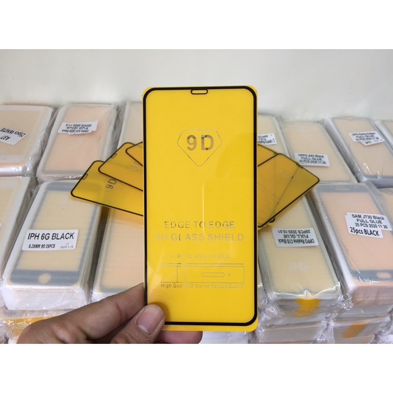 KÍNH CƯỜNG LỰC FULL MÀN 9D SAMSUNG J8/A6 PLUS/J6 PLUS/J6/J4 PLUS/J4/J7 PRIME/J7 PRO/M20/J5 PRIME/A51/A70/A71/A750
