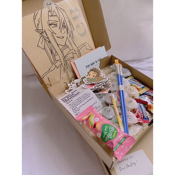 [SGGKIT] GLASS PAINTING KIT line art vẽ theo yêu cầu | BigBuy360 - bigbuy360.vn