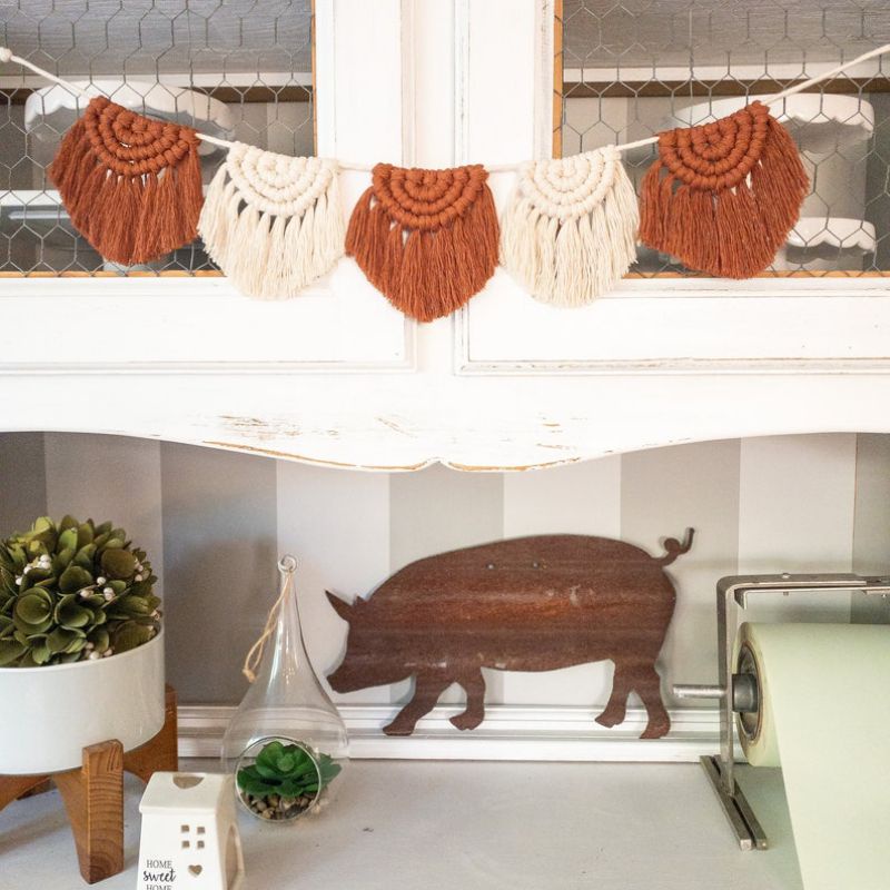 Rèm treo trang trí tường macrame L3