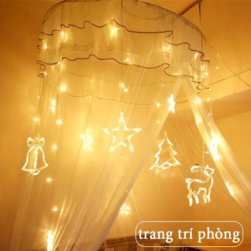 [Hàng sẵn sàng&amp;COD] 138LED 4M đèn trang trí phòng ngủ đèn ngủ ngàn sao mỗi for Rèm Cửa Sổ  Beauty Garden New Year Decor Năm Mới Trang Trí Nhà Cửa(No đèn năng lượng mặt trời)