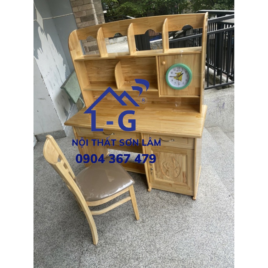 Bàn học sinh gỗ giá rẻ - Bàn gỗ tự nhiên | BigBuy360 - bigbuy360.vn