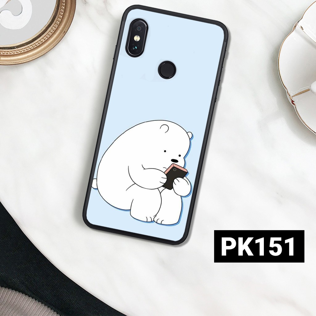 [Freeship từ 50k] ỐP LƯNG XIAOMI MI A2 LITE/ REDMI 6 PRO IN HÌNH WE BARE BEARS