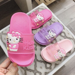 Dép Hello Kitty quai trong đế mềm dễ thương cho bé gái