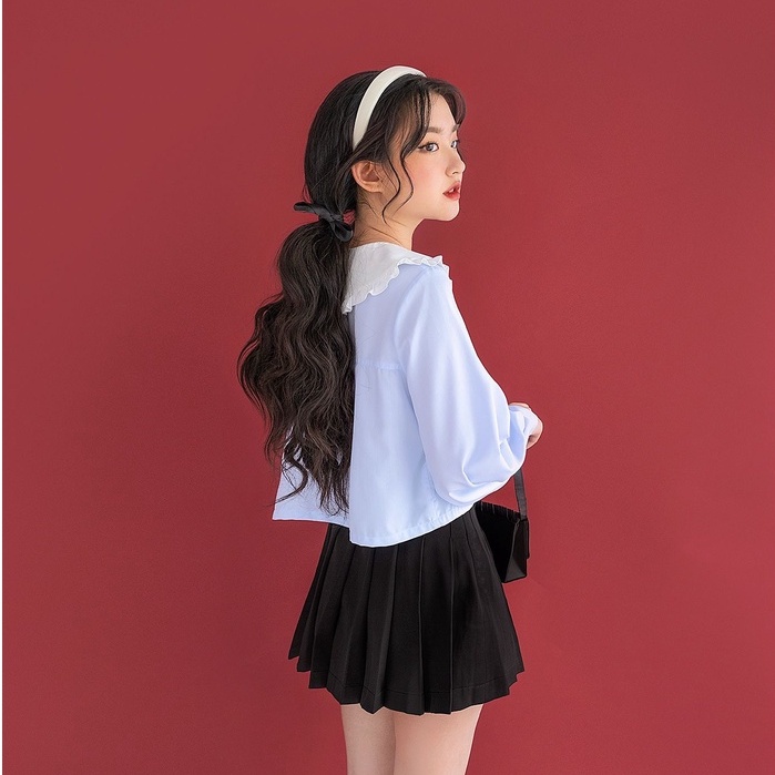 Naked by V - Áo sơ mi (kèm nơ) Kitten Blouse
