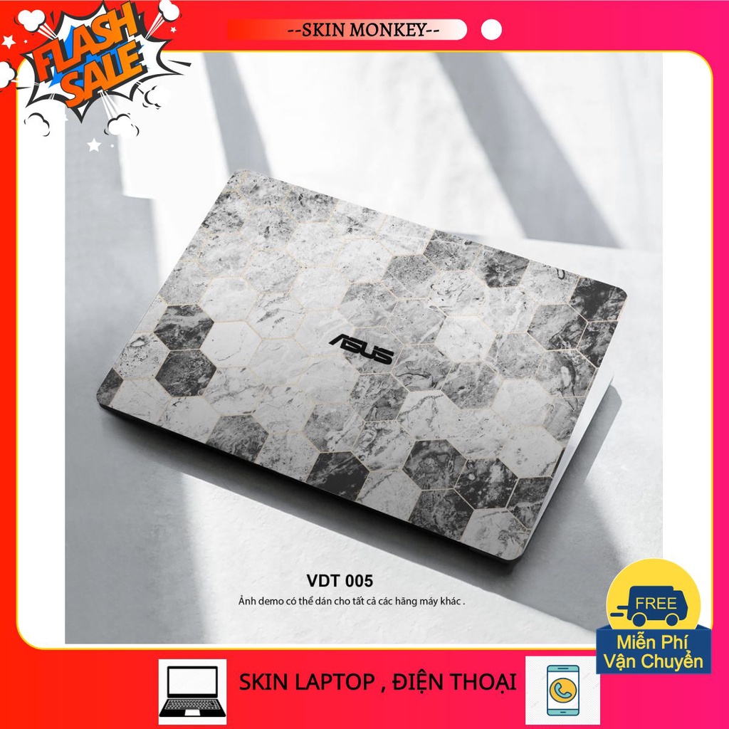 Miếng Dán Skin Laptop - Mẫu Vân Đá - Dán cho Dell, Hp, Asus, Lenovo, Acer, MSI, Surface,Vaio, Macbook - [ bán chạy ]