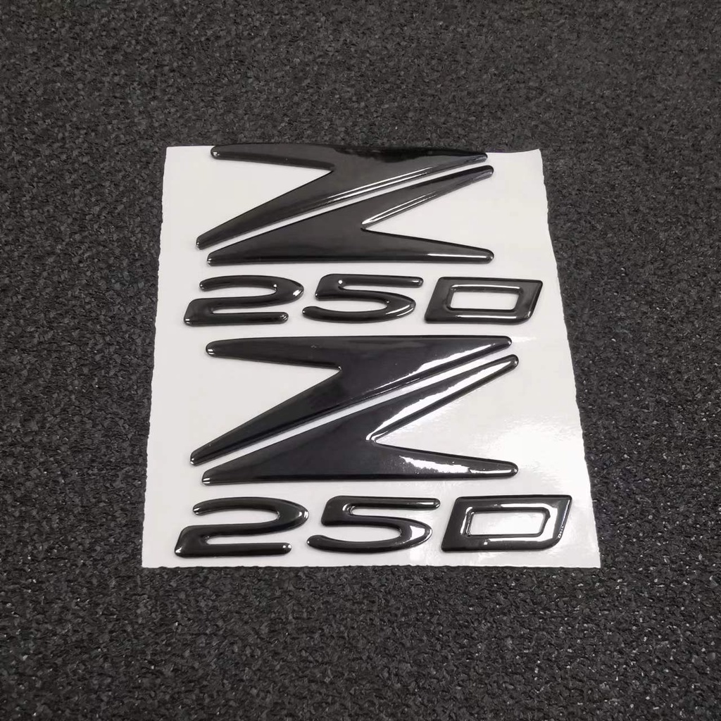 Set 2 Cặp Đề Can 3D Dán Trang Trí Bình Xăng Xe Mô Tô Kawasaki Z250