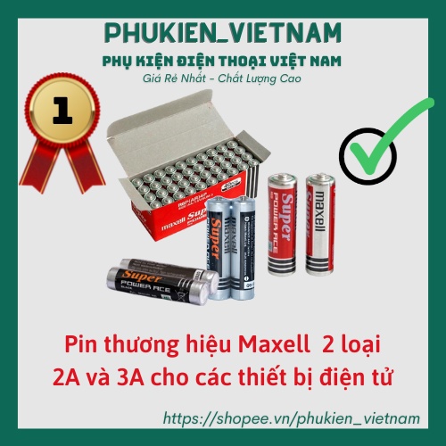 Pin Maxell AA , AAA cho camera thiết bị điện tử chuột không dây - Phụ Kiện Việt Nam