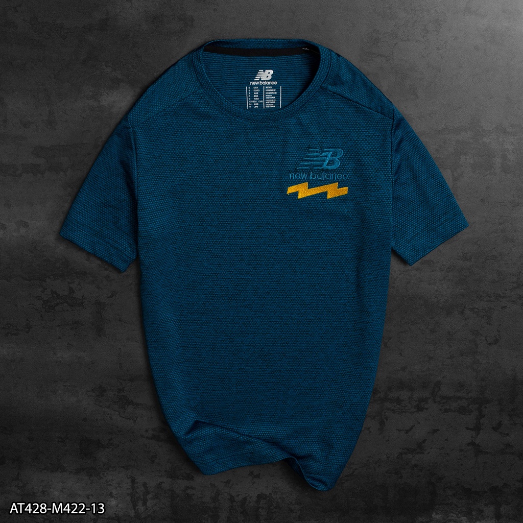 ÁO THUN THỂ THAO NAM NB AT428- VNXK - LOGO THÊU