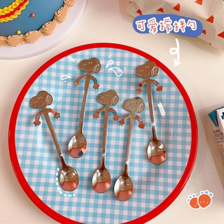 Muỗng uống cà phê bằng thép không gỉ họa tiết hoạt hình sáng tạo