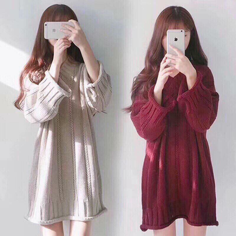 Váy áo len chất mịn đẹp | BigBuy360 - bigbuy360.vn