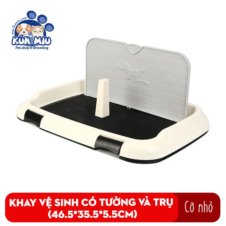 Khay vệ sinh cho chó có tường chắn cỡ nhỏ Diil LS180 chất liệu nhựa cao cấp