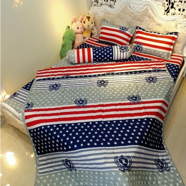 Chăn Hè Trần Bông cho mùa hè Chất Liệu Cotton Poly trần bông 3 lớp ( Được chọn mẫu)_CH2021