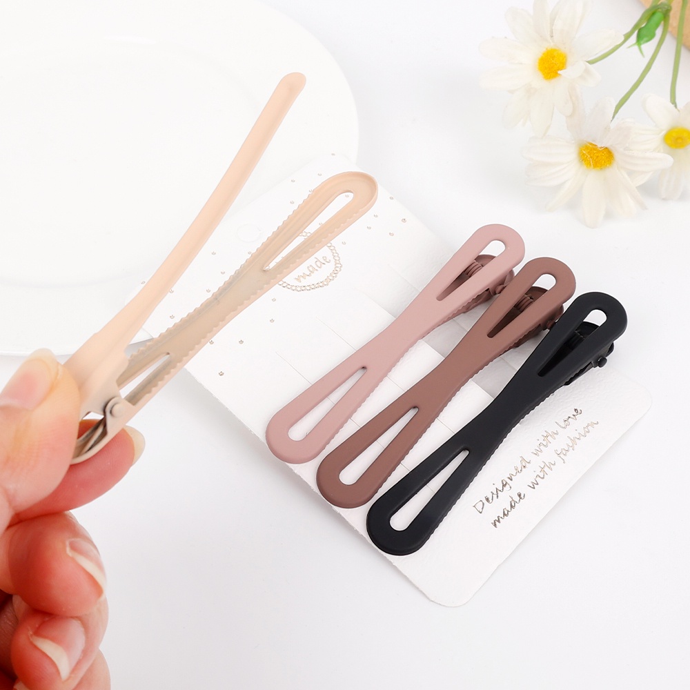 Set 4 Kẹp Tóc Nữ Màu Cà Phê/ Kẹp Tóc Đuôi Ngựa/ Kẹp Tóc Xinh Xắn