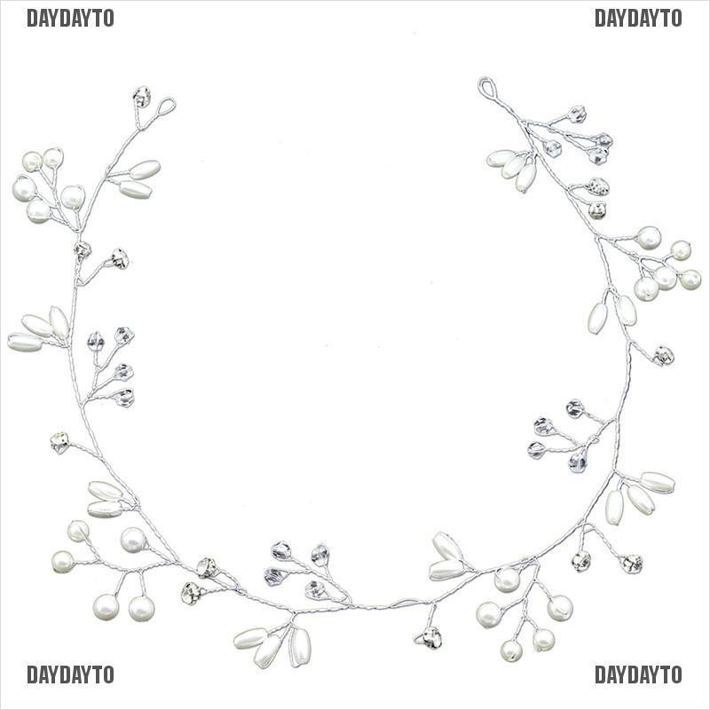 Cài Tóc Đính Đá Và Ngọc Trai Giả Sang Trọng Cho Cô Dâu