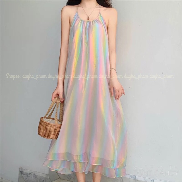 [[HOT HOT]VẢI HALOGRAM ÁNH CẦU VỒNG LẤP LÁNH