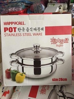 Nồi hấp inox 2 tầng đa năng
