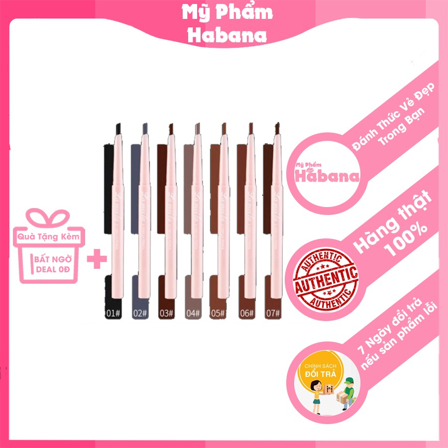 Chì Kẻ Mày LA MEI LA 2 Đầu Chống Trôi Nước