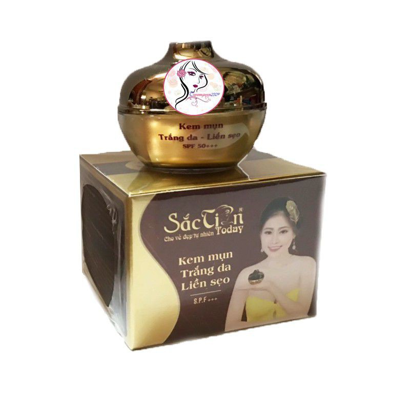 Kem Mụn Thâm Trắng Da Liền Sẹo Sắc Tiên 18g
