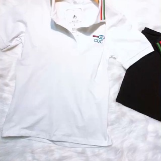 Áo Polo Nữ Cổ Đức Thêu Viền Chất Cotton Siêu Chất