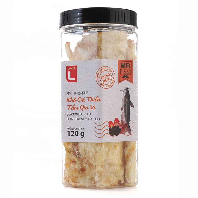 Khô mực cháy tỏi/ cá bống cắt sợi Choice L 100g/150g
