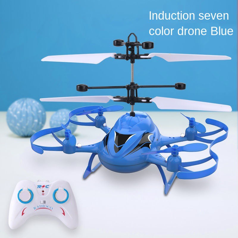 máy bay cảm ứng thông minh nổi bốn -axis trực thăng điều khiển từ xa mini drone Đồ chơi trẻ em