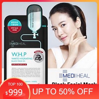Mặt nạ than hoạt tính giúp làm trắng da Mediheal W.H.P White Hydrating Black Mask 25ml