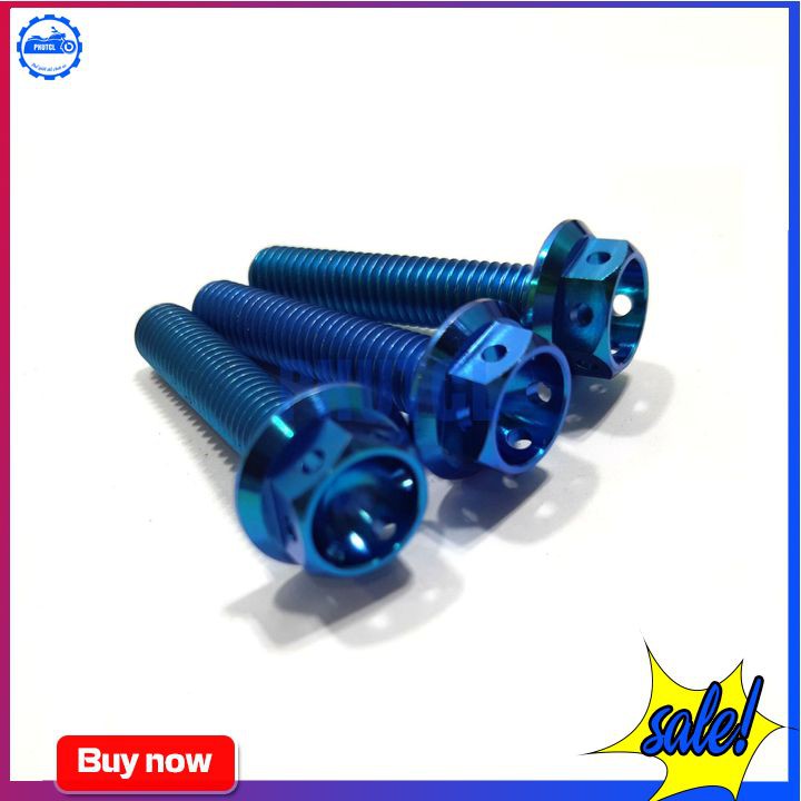 Ốc 8Li40 Gr5 Đầu Vương Miện - Titan, Lục Bảo ( Gía Bán 1 Con)
