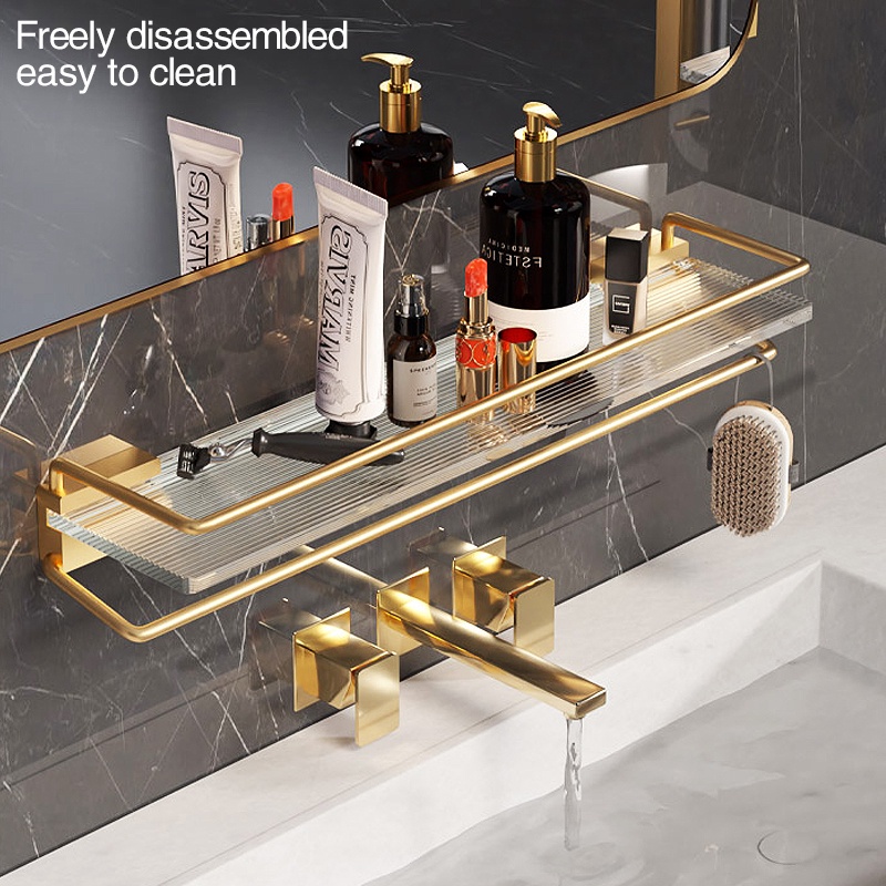 A-life Bộ Giá Treo Khăn Tắm Acrylic Màu Đỏinternet Tiết Kiệm Không Gian Kèm Vỏ Bọc Bàn Chải Vệ Sinh toilet