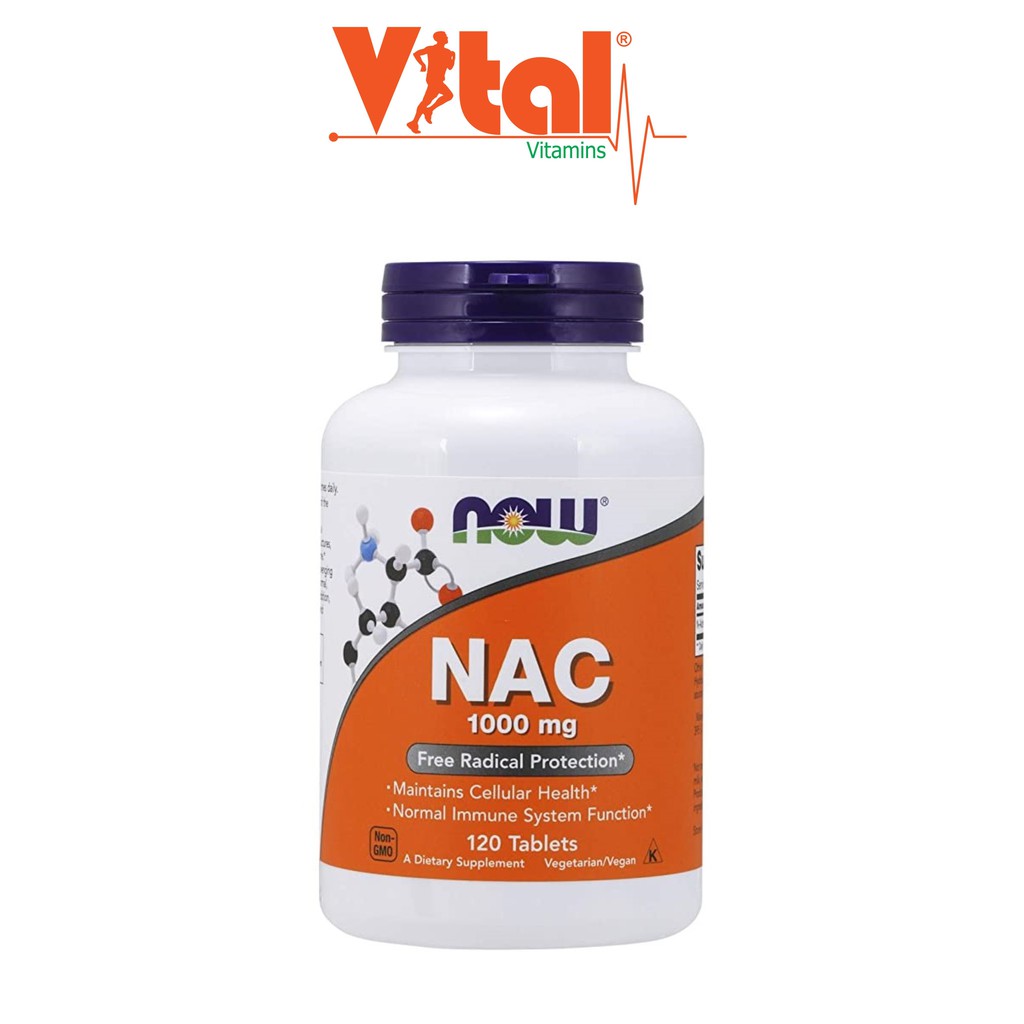 Viên Uống Giải Độc Gan NOW NAC 600mg - 100 Viên