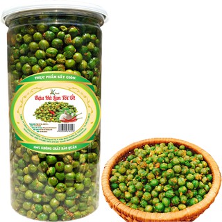 400G ĐẬU HÀ LAN SẤY TỎI ỚT CHẤT LƯỢNG HŨ PET