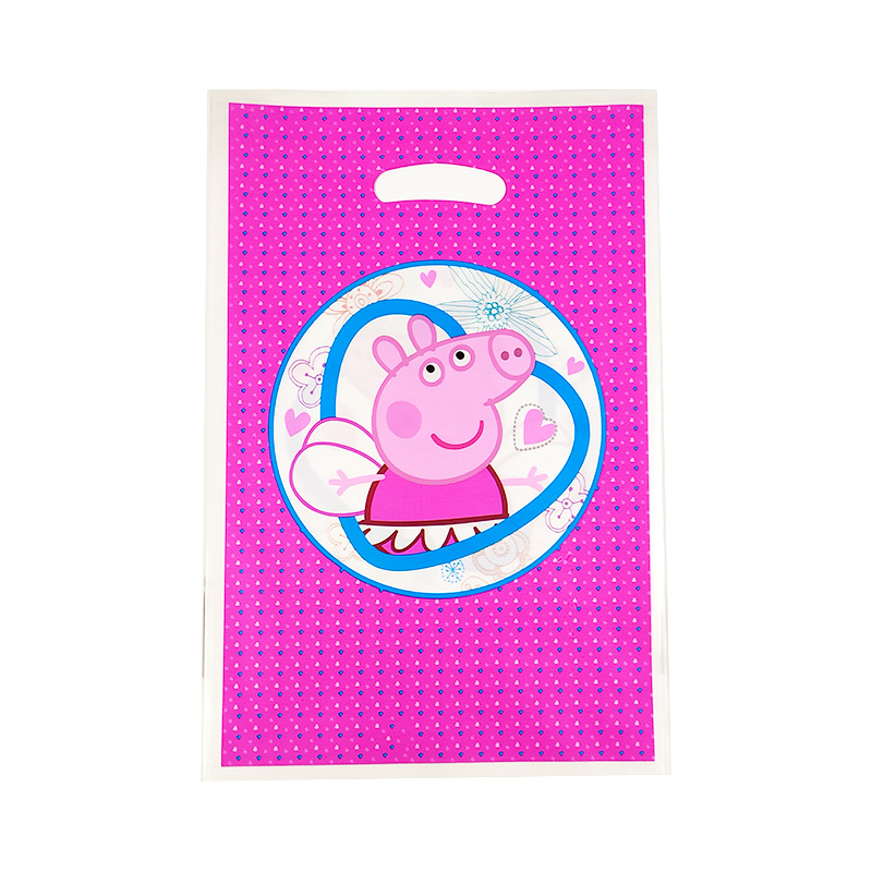 Set 10 Túi Giấy Đựng Quà Mừng Sinh Nhật Hình Hoạt Hình Đáng Yêu