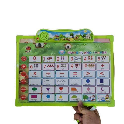 Bảng điện tử thông minh dùng để học chữ cái cho bé và giúp trẻ nhận biết sớm tiếng song ngữ  Shop Movava - BDT1