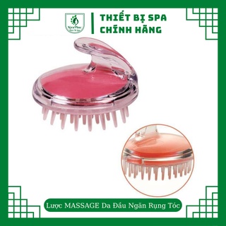 Lược massage da đầu ngăn rụng tóc l dụng cụ mát xa