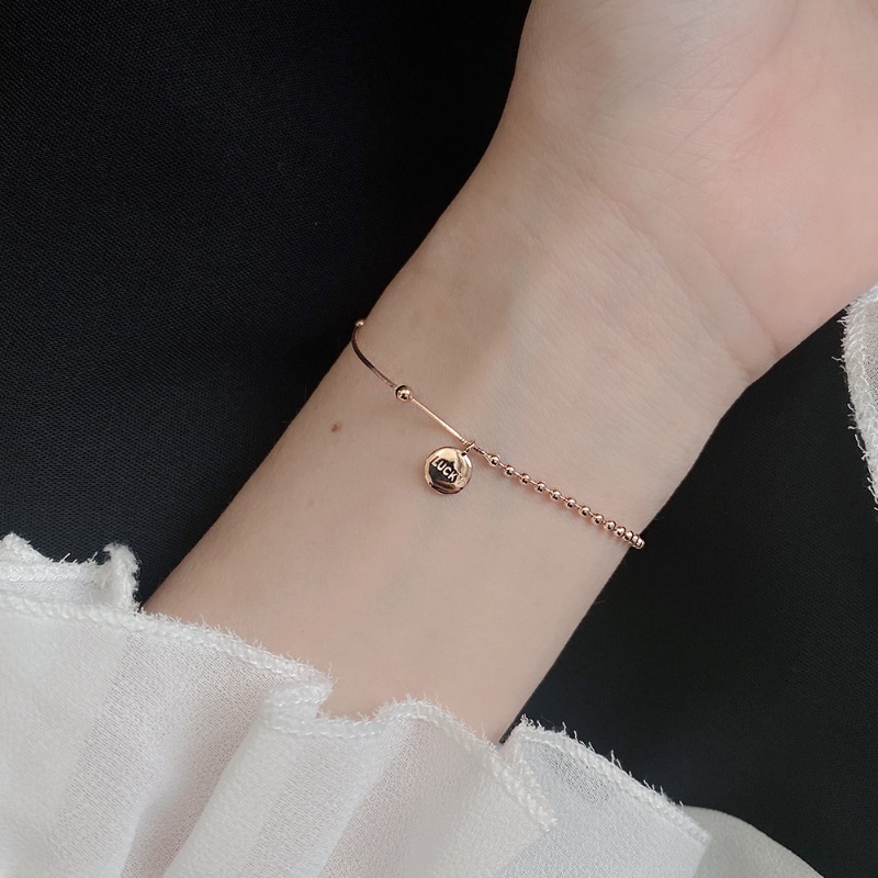 vòng tay may mắn thời trang đơn giản của phụ nữ