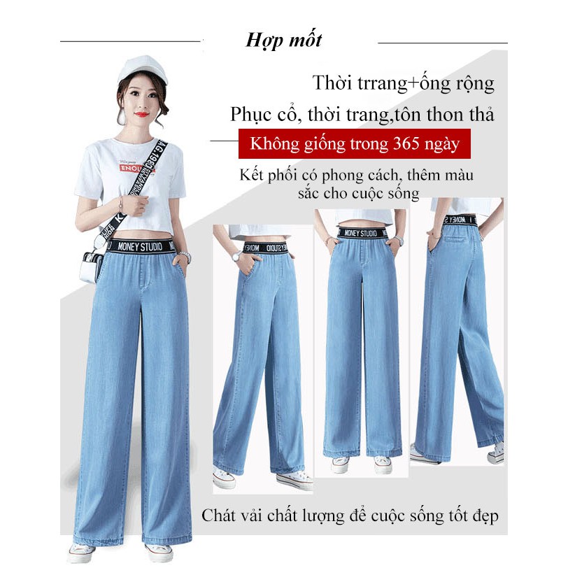 Quần Dài Lưng Cao Ống Rộng Phong Cách Hàn Quốc Cho Nữ | BigBuy360 - bigbuy360.vn