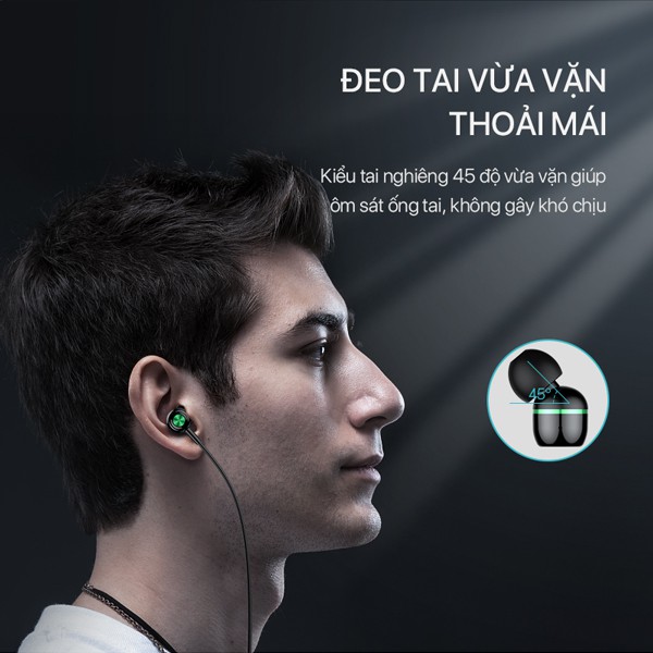 [Mã ELRVA30K giảm 7% đơn 99K] Tai Nghe Nhét Tai ACOME AW02 Cổng Kết Nối 3.5mm - BẢO HÀNH 12 THÁNG