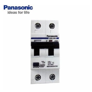 Cầu dao, MCB, Áp tô mát  2P 32A bảo vệ quá tải và ngắt mạch Panasonic chính hãng - Lê Bùi Lighting