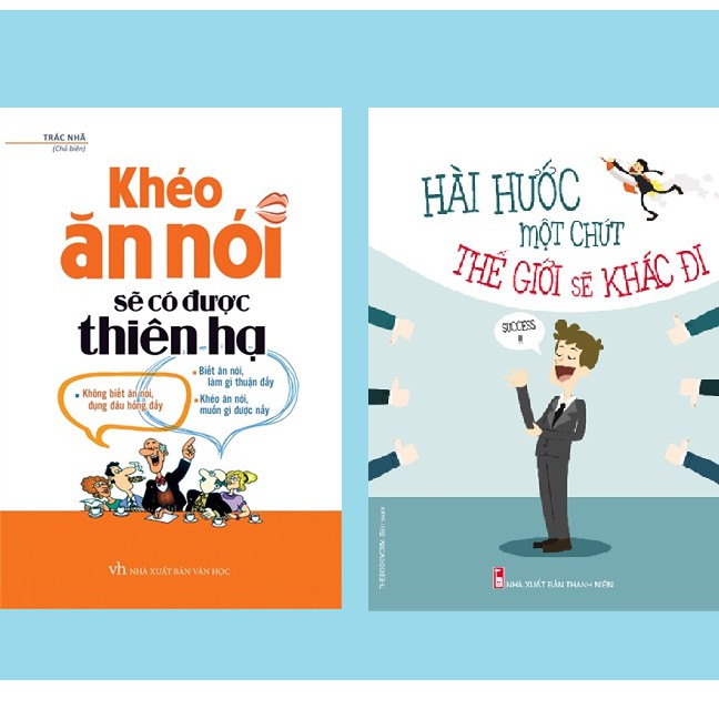 Sách - Combo 2 Cuốn Khéo Ăn Nói Sẽ Có Được Thiên Hạ + Hài Hước Một Chút Thế Giới Sẽ Khác Đi