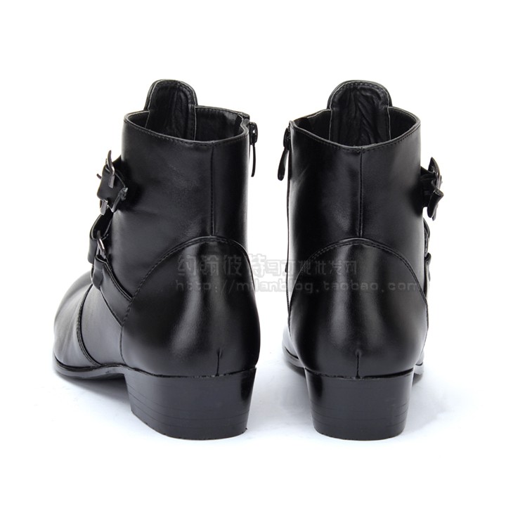 Giày Nam Cao Cổ Da Bò Loại 1 Cao Cấp Đai Chéo Hàng Quảng Châu | BigBuy360 - bigbuy360.vn