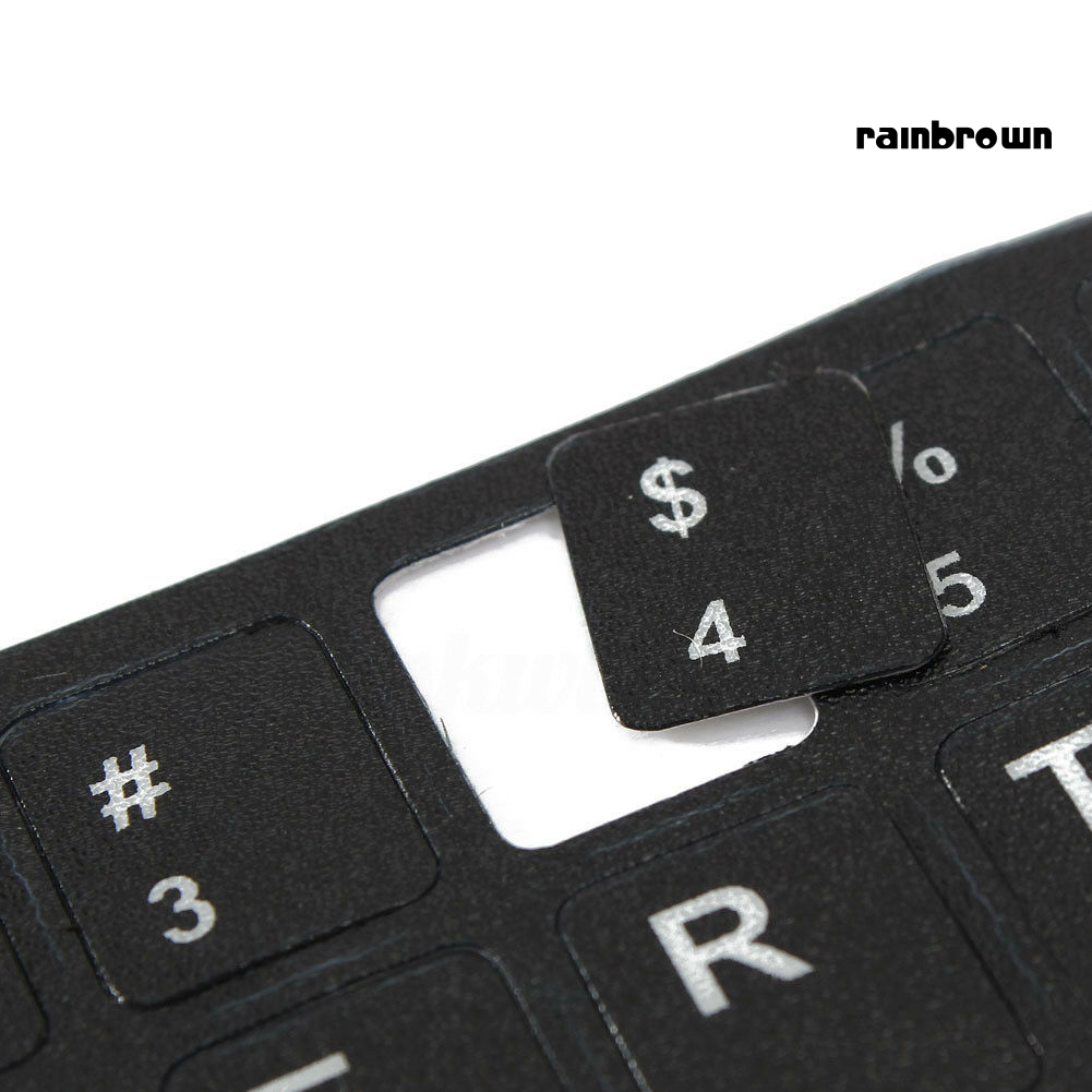 Hình dán chữ tiếng Anh thông dụng cho bàn phím máy tính / laptop
