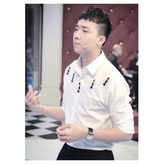 Sơ mi nam màu trắng thêu kiến giá rẻ | BigBuy360 - bigbuy360.vn